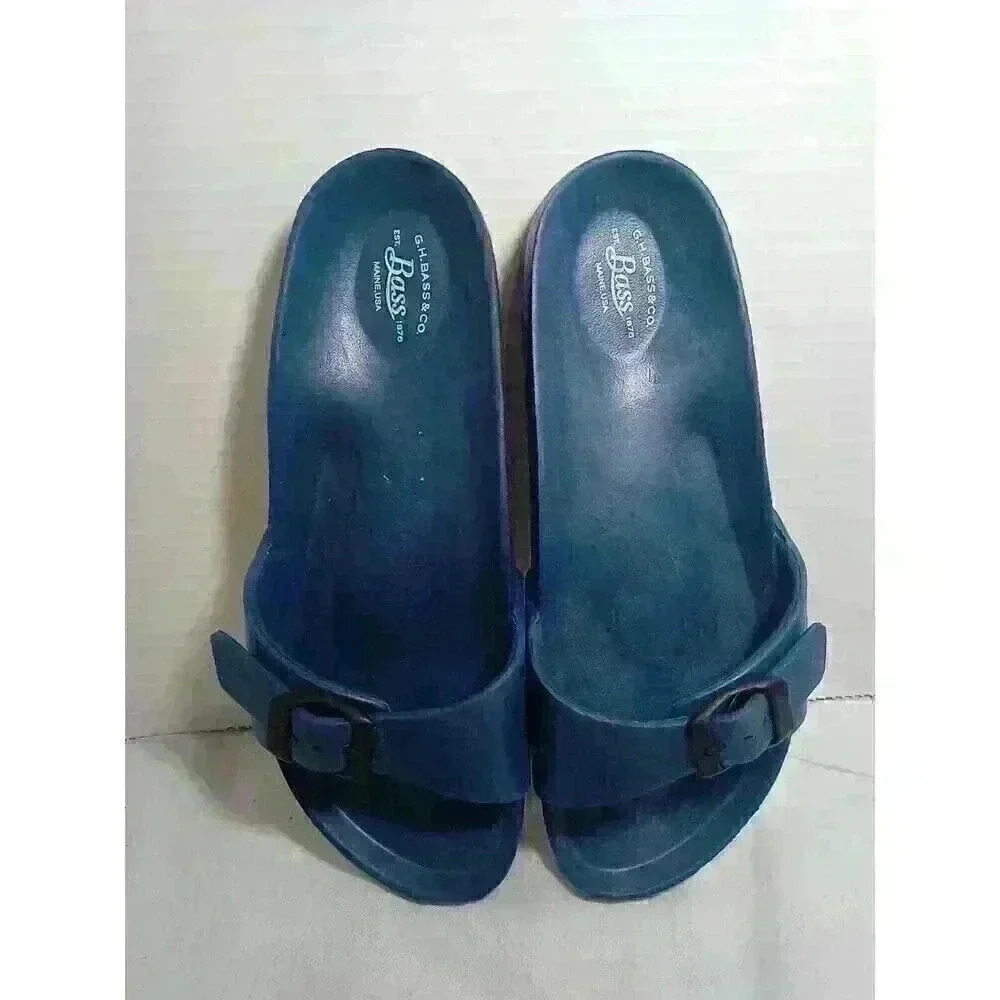 GH Bass Size 6 Blue Flip Flop‎ Sandal